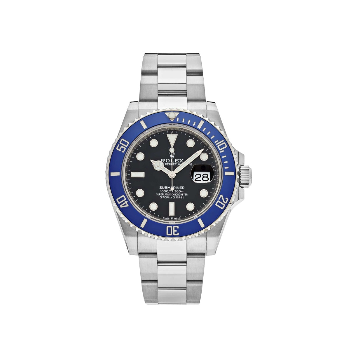 Rolex Submariner Date White Gold Black Blue Dial 2021