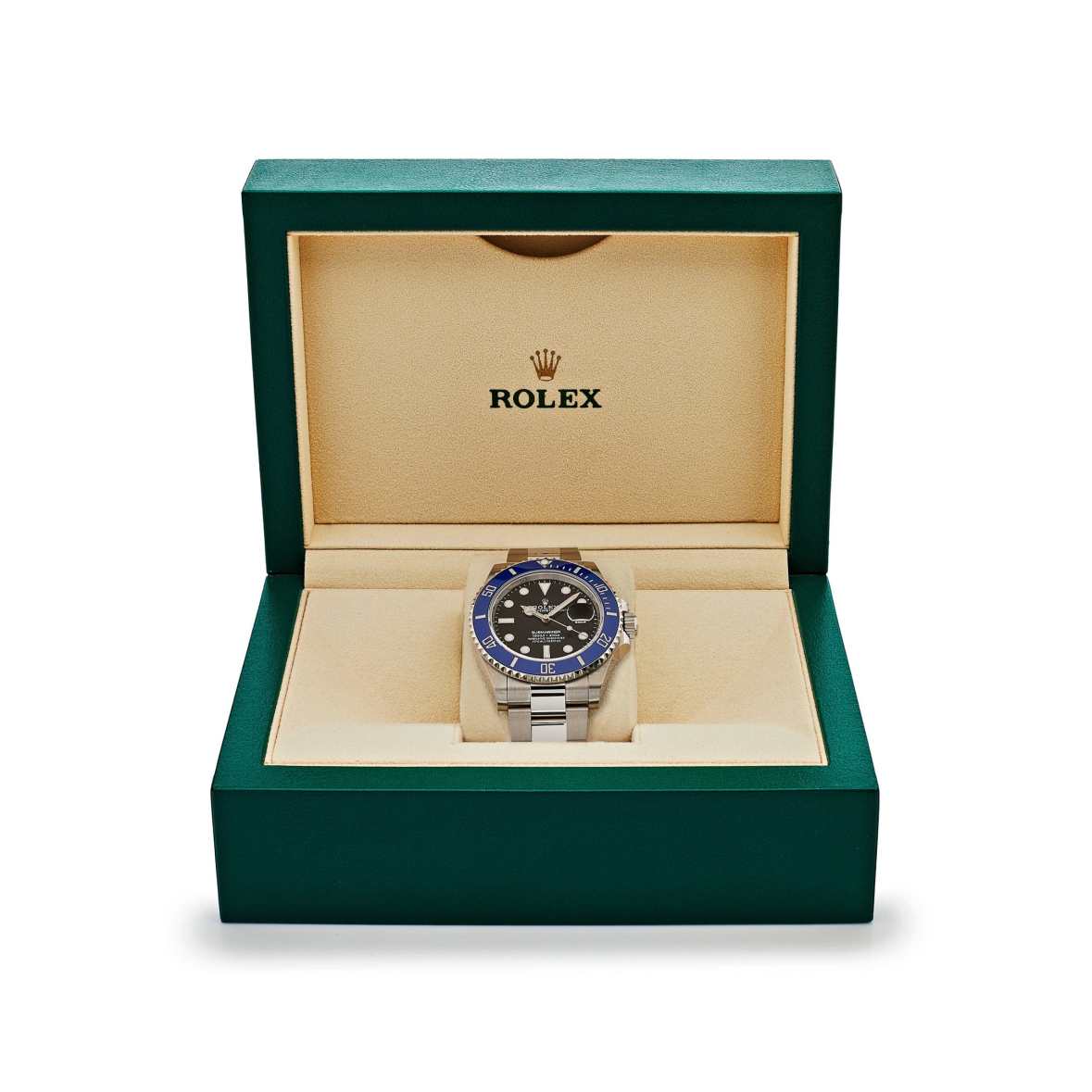 Rolex Submariner Date White Gold Black Blue Dial 2021