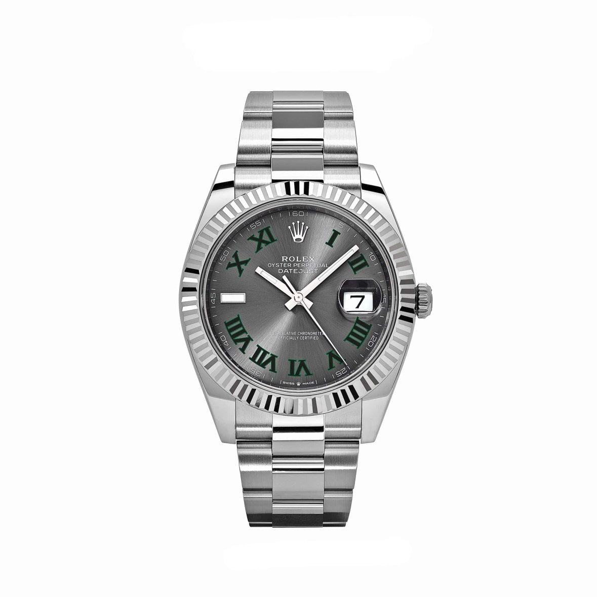 Rolex Datejust 'Winbledon' Stainless Steel Slate Dial Oyster (2024)