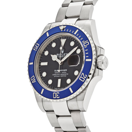 Rolex Submariner Date White Gold Black Blue Dial 2021