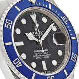 Rolex Submariner Date White Gold Black Blue Dial 2021