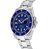 Rolex Submariner Date White Gold bLe Dial Blue Bezel