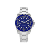 Rolex Submariner Date White Gold bLe Dial Blue Bezel