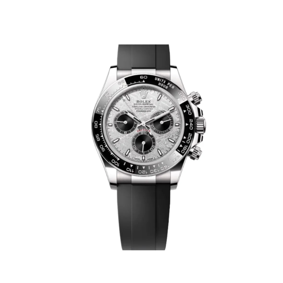 Rolex Daytona White Gold Meteorite Dial Oysterflex (2025)